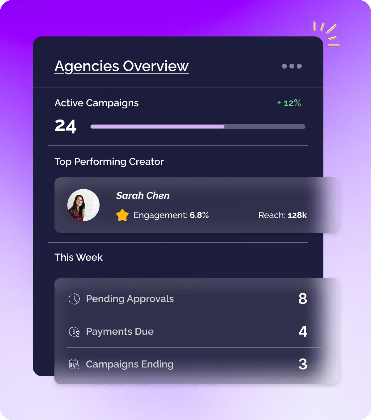 Platform UI Dashboard