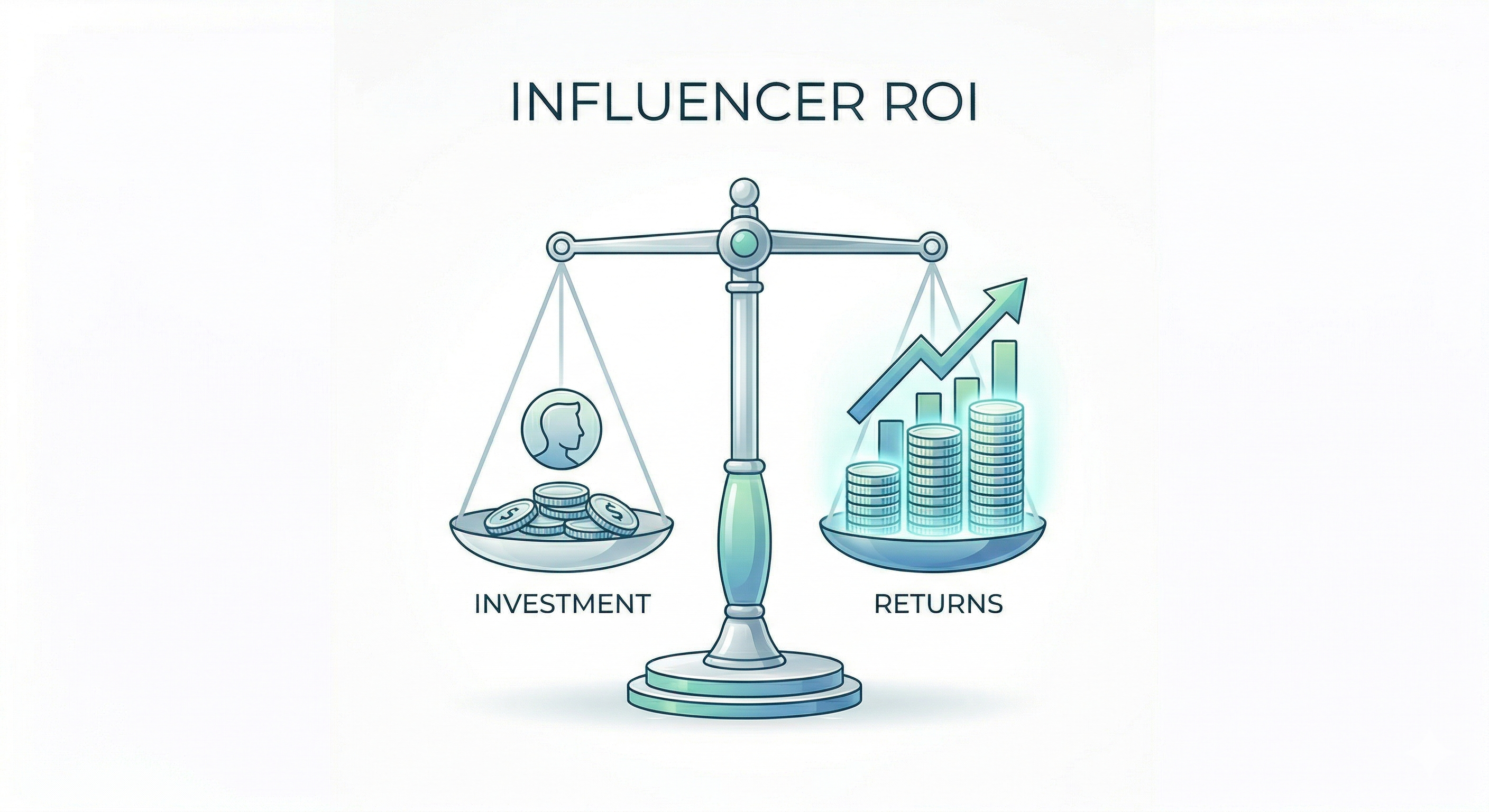 Influencer marketing ROI tracking chart