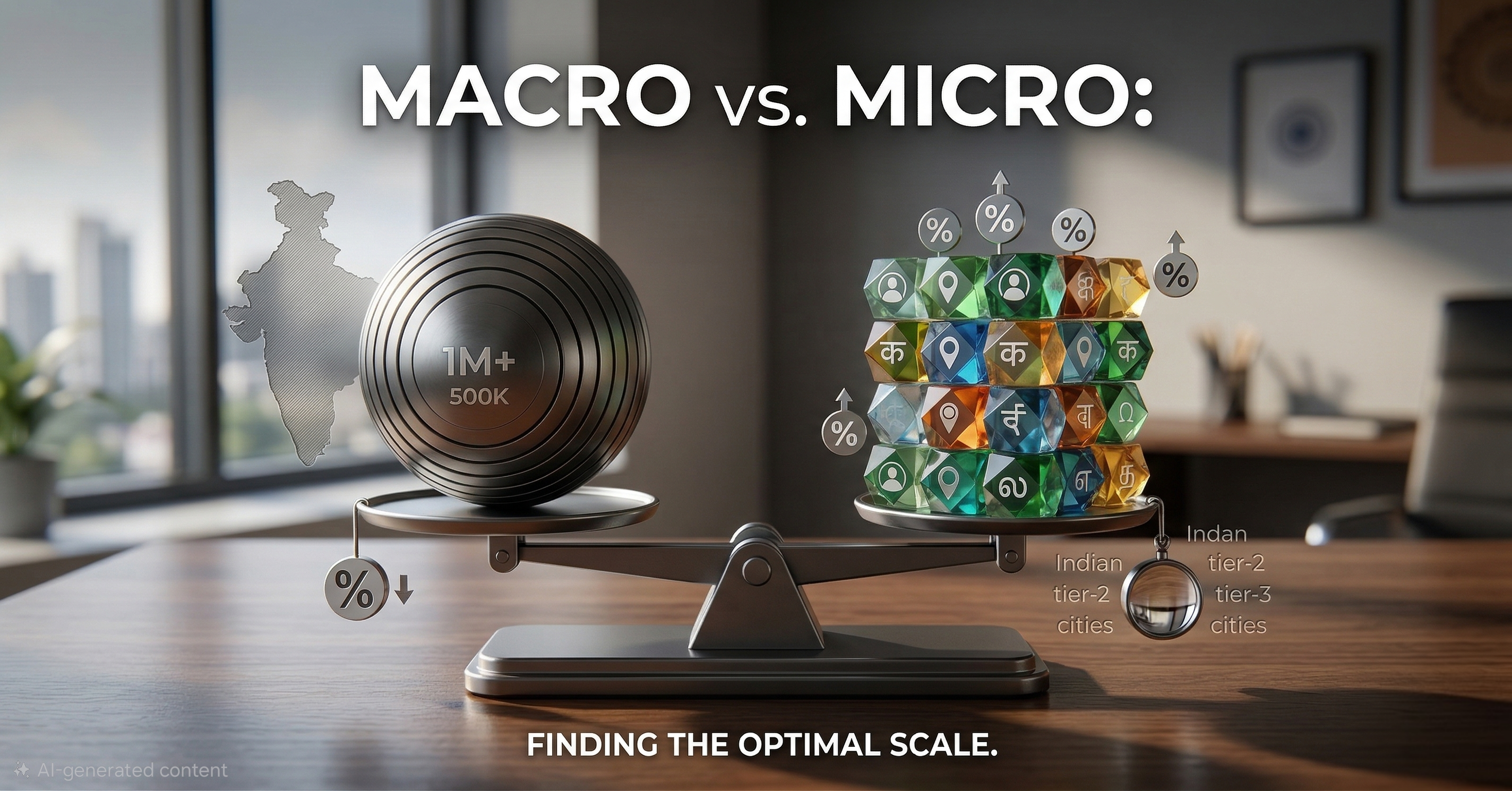 Micro and macro influencer scale comparison